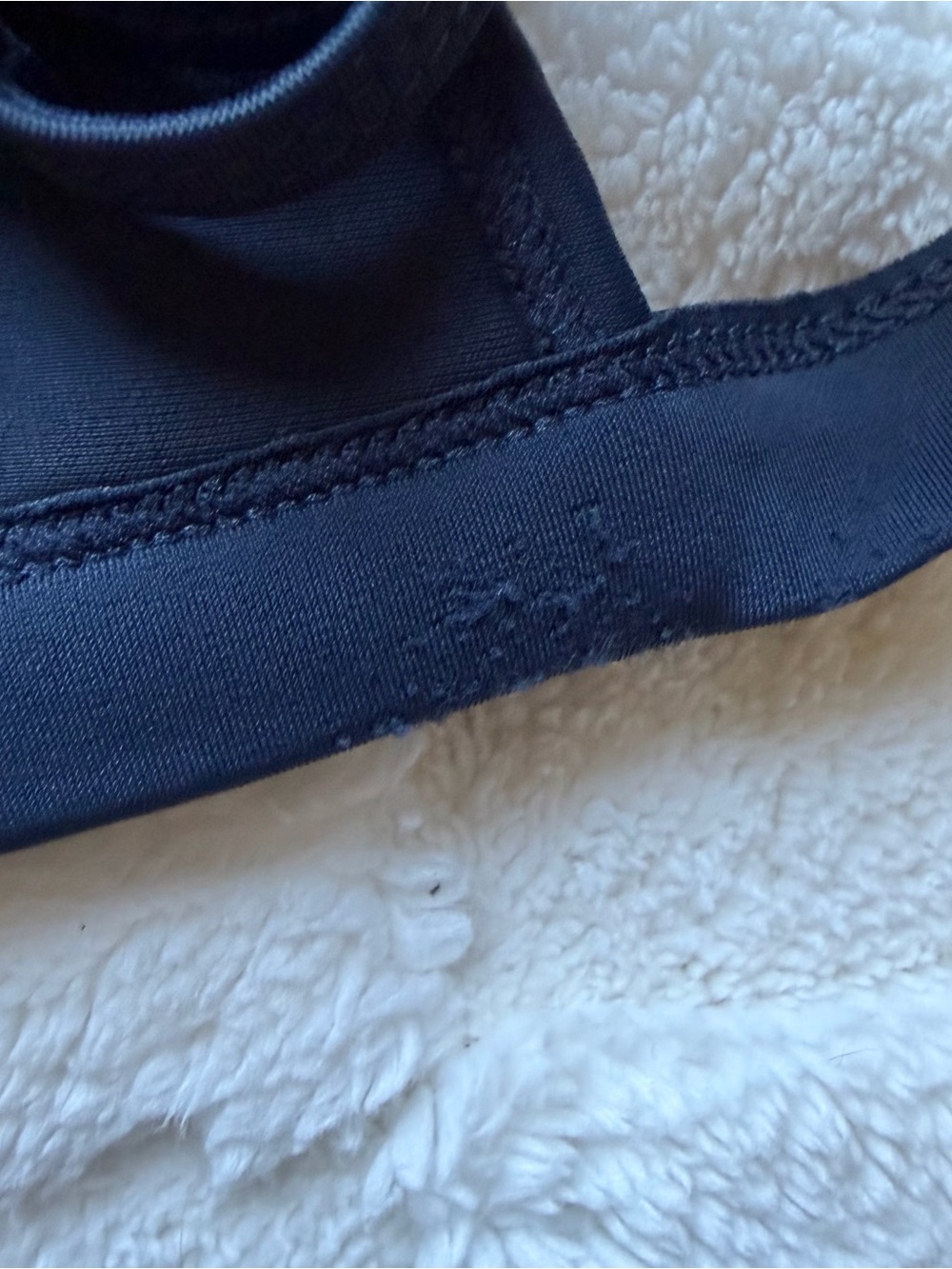 triangl swimwear Navy Neoprene Bikini with Crochet Trim - Picture 8 of 8